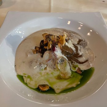 North Pond - Sunchoke truffle soup - New American Near Me - Chicago, Illinois
