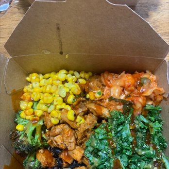 BIBIBOP Asian Grill - Spicey chicken w purple rice - Asian Fusion Near Me - Schaumburg, Illinois BIBIBOP Asian Grill - Spicey chicken w purple rice - Asian Fusion Near Me - Schaumburg, Illinois