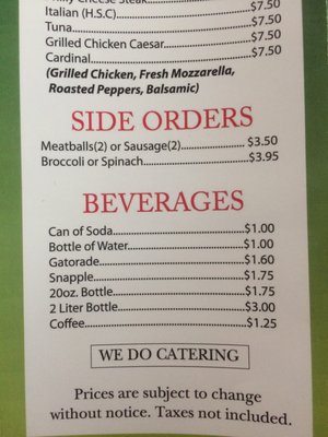 Menu photo 1 Da Mario Pizzeria Rutherford, NJ