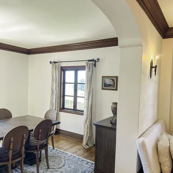 Paintmasters - Oakland Hills home. Ceiling and walls by Paintmasters. Colors: Farrow & Ball Strong White. - Painters Near Me - Concord, California