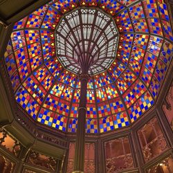 Louisiana Old State Capitol - Stained glass ceiling