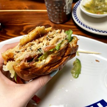 Duke's Seafood - crab burger - Seafood Near Me - Seattle, Washington