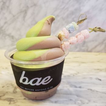 Bae - Matcha Chocolate with Mochi Toppings. - Ice Cream & Frozen Yogurt Near Me - Houston, Texas Bae - Matcha Chocolate with Mochi Toppings. - Ice Cream & Frozen Yogurt Near Me - Houston, Texas