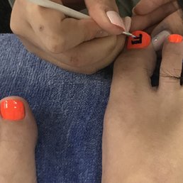 Football season toes.