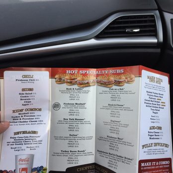 Firehouse Subs - The inside of the menu - Sandwiches Near Me - Simi Valley, California Firehouse Subs - The inside of the menu - Sandwiches Near Me - Simi Valley, California