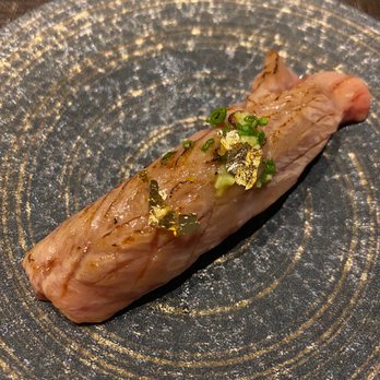 Omakase - A5 Wagyu with gold flakes - Sushi Bars Near Me - San Francisco, California