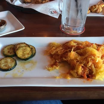 Ruby Tuesday - Spaghetti squash and the grilled zucchini. Both are vegan if you order the spaghetti squash without cheese. - Burgers Near Me - Wytheville, Virginia Ruby Tuesday - Spaghetti squash and the grilled zucchini. Both are vegan if you order the spaghetti squash without cheese. - Burgers Near Me - Wytheville, Virginia