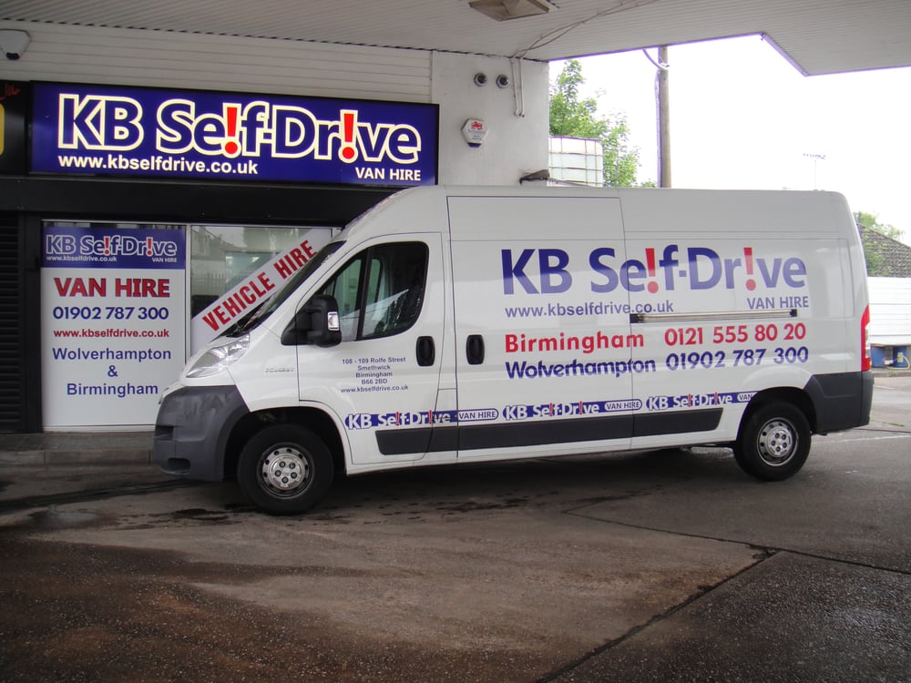 KB SELF DRIVE VAN HIRE 901 Tyburn, Wolverhampton, West Midlands