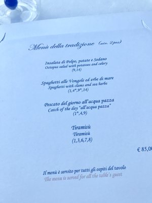 Menu photo 1 Rada Positano, SA