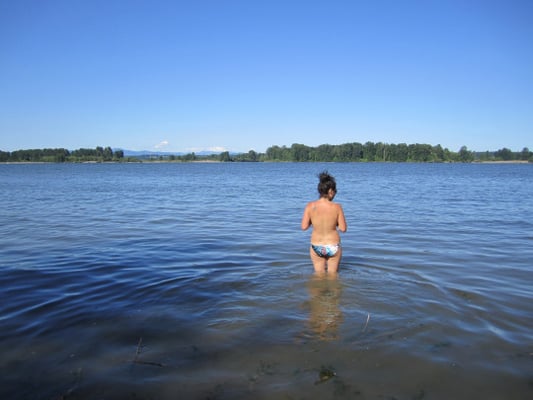 Collins Beach (clothing optional) by null