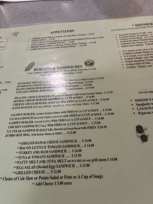 Menu photo 2 Tennessee Grill San Francisco, CA