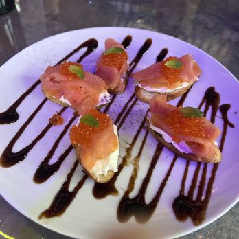 Through The Vine - Salmon Crostini - Wine Bars Near Me - Fort Lauderdale, Florida Through The Vine - Salmon Crostini - Wine Bars Near Me - Fort Lauderdale, Florida