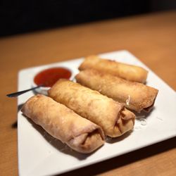 Pearl Asian Cuisine - Crab Rangoon egg rolls huge