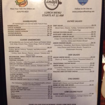 Andy's Coffee Shop - Diners Near Me - Pasadena, California