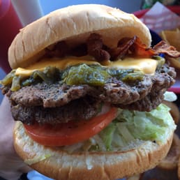 Green Chile Burger