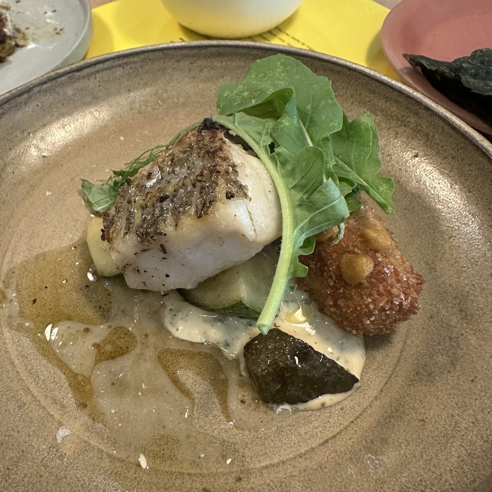 Coro Restaurant - Grilled tilefish, smoked croquette, summer squash, tartar - Tapas/Small Plates Near Me - Orlando, Florida Coro Restaurant - Grilled tilefish, smoked croquette, summer squash, tartar - Tapas/Small Plates Near Me - Orlando, Florida