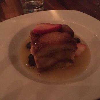 Bistro Nolah - Desert: pain perdu I believe. Very good but strong alcohol taste - Southern Near Me - Dollard-des-Ormeaux, Quebec