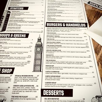 Elephant & Castle - Menu - British Near Me - Seattle, Washington