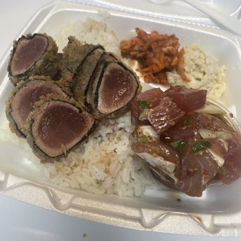 Grinds 2 Da Max Russell - Rare ahi and shoyu poke plate - Hawaiian Near Me - Las Vegas, Nevada