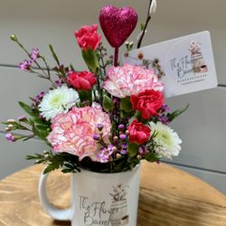 Flower Barrel & Coffeehouse - Beautiful! Love in a Mug!