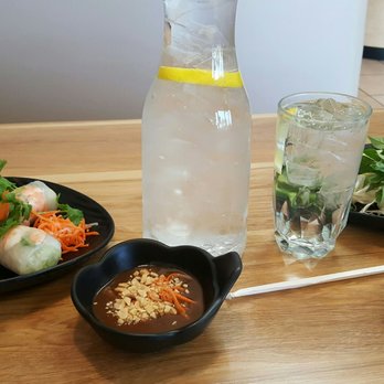 Pho Spot - The cute glass pitcher of water they leave at the table. - Vietnamese Near Me - Rancho Cucamonga, California Pho Spot - The cute glass pitcher of water they leave at the table. - Vietnamese Near Me - Rancho Cucamonga, California