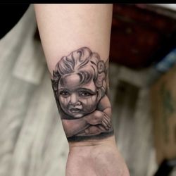 Myths and Legends Tattoo - Cherub