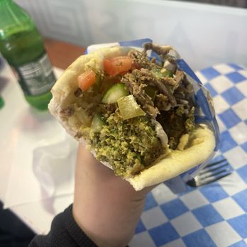 The Gyro Spot - Falafel gyro with beef and lamb - Greek Near Me - Salem, Massachusetts