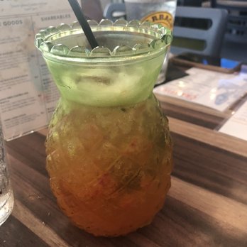 Good Vibes Coastal Kitchen - Virgin Strawberry Basil Lemonade - Beer Bar Near Me - Pearland, Texas