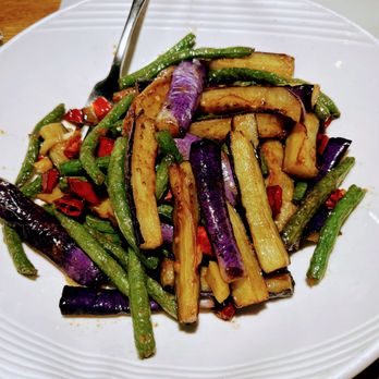 Ping's Bistro - Sautéed Eggplant with String Beans - Chinese Near Me - Fremont, California Ping's Bistro - Sautéed Eggplant with String Beans - Chinese Near Me - Fremont, California