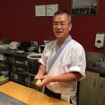 Sushigo - Chef Joe at Sushigo in Boca slices thin cucumber sheets with his eyes closed! Delicious sushi, by the way! - Sushi Bars Near Me - Boca Raton, Florida Sushigo - Chef Joe at Sushigo in Boca slices thin cucumber sheets with his eyes closed! Delicious sushi, by the way! - Sushi Bars Near Me - Boca Raton, Florida