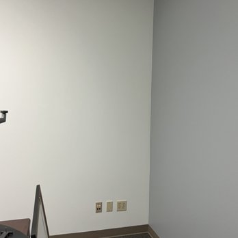 Harding's Painting - Calgary - White wall used to be dark green, light gray wall to show difference and how good it's coveted - General Contractors Near Me - Calgary, Alberta Harding's Painting - Calgary - White wall used to be dark green, light gray wall to show difference and how good it's coveted - General Contractors Near Me - Calgary, Alberta
