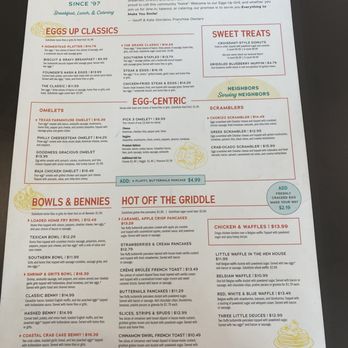 Eggs Up Grill - Menu - Breakfast & Brunch Near Me - Orlando, Florida