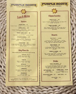 Menu photo 2 Purple Roots Jacksonville, FL Menu photo 2 Purple Roots Jacksonville, FL