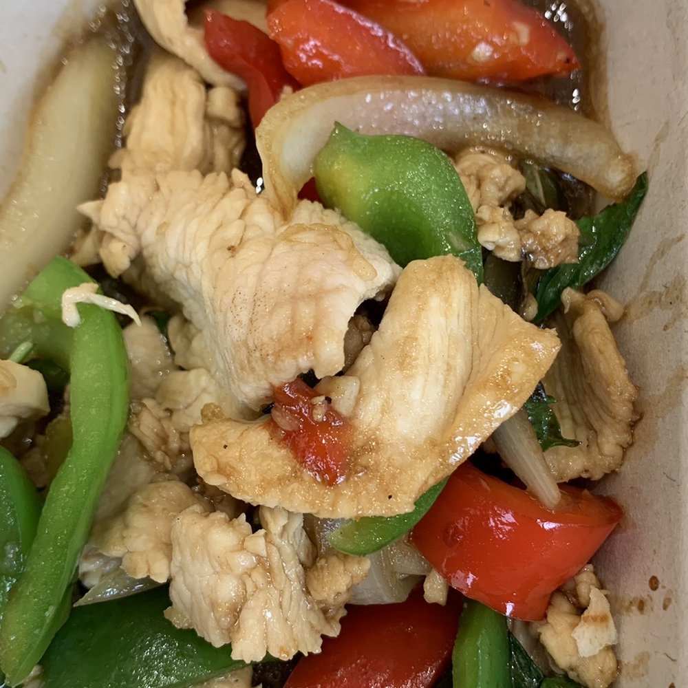 Kitchen Thai Express - Thai Basil Chicken Bento - Thai Near Me - St. George, Utah