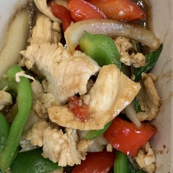 Kitchen Thai Express - Thai Basil Chicken Bento - Thai Near Me - St. George, Utah Kitchen Thai Express - Thai Basil Chicken Bento - Thai Near Me - St. George, Utah