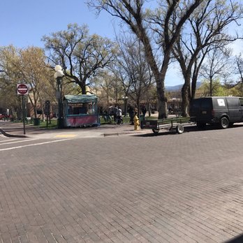 Santa Fe Plaza - Vendors common open for business each day. - Landmarks & Historical Buildings Near Me - Santa Fe, New Mexico