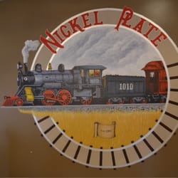 Nickel Plate Depot - art work in dinning-room at the Nickel Plate Depot
