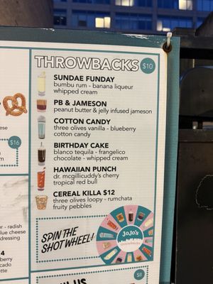 Menu photo 2 JoJo’s Shake Bar - River North Chicago, IL