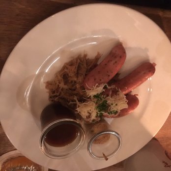 Wirtshaus in der Au - Spicy sausage - not really spicy - but tasty - German Near Me - Munich, BY Wirtshaus in der Au - Spicy sausage - not really spicy - but tasty - German Near Me - Munich, BY