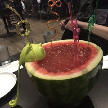 DB Grill - Watermelon soju!  Get one for the whole table!  Made for a very fun night! - New American Near Me - Kapolei, Hawaii
