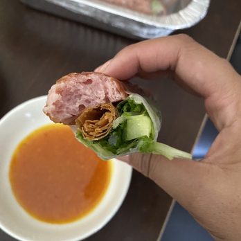 NEM - Nem nuong cuon cross section - Vietnamese Near Me - Garden Grove, California NEM - Nem nuong cuon cross section - Vietnamese Near Me - Garden Grove, California