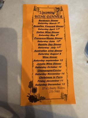 Menu photo 3 JJ's Bistro Ponte Vedra Beach, FL Menu photo 3 JJ's Bistro Ponte Vedra Beach, FL