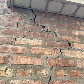 Kerry Tuckpointing - Major damage on the side from the ground to the gutter - Roofing Near Me - Evergreen Park, Illinois