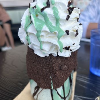 The Brownstone Pancake Factory - Mint Chocolate Chip Milkshake - Desserts Near Me - Brick Township, New Jersey The Brownstone Pancake Factory - Mint Chocolate Chip Milkshake - Desserts Near Me - Brick Township, New Jersey