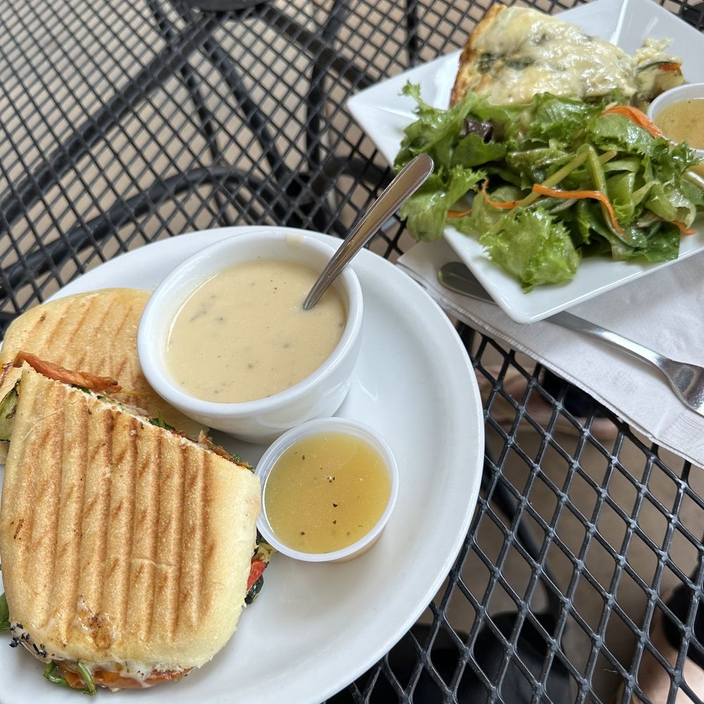 Sierra Nut House - a plate of food and a bowl of soup - Specialty Food Near Me - Fresno, California