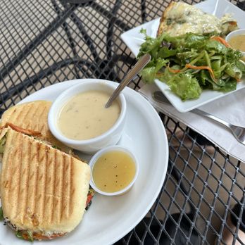 Sierra Nut House - a plate of food and a bowl of soup - Specialty Food Near Me - Fresno, California Sierra Nut House - a plate of food and a bowl of soup - Specialty Food Near Me - Fresno, California
