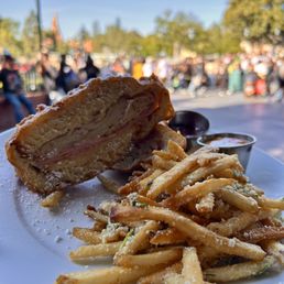 Battered & Fried Monte Cristo Sandwich