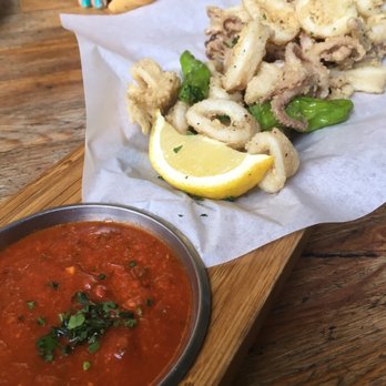 The Stage - Calamari!! Perfectly cooked, fresh, with a slight crisp and yet almost melted in my mouth. - Mediterranean Near Me - Burbank, California The Stage - Calamari!! Perfectly cooked, fresh, with a slight crisp and yet almost melted in my mouth. - Mediterranean Near Me - Burbank, California