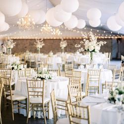 All City Party Rentals - Gold Chiavari Chairs