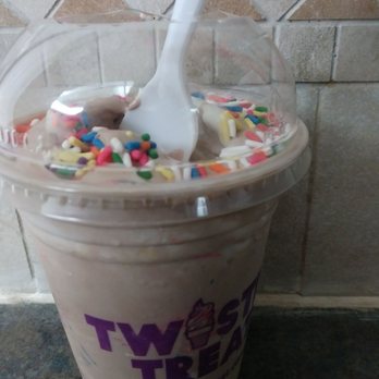 Twistee Treat - Melbourne - Small chocolate and vanilla twirl with sprinkles. - Ice Cream & Frozen Yogurt Near Me - Melbourne, Florida Twistee Treat - Melbourne - Small chocolate and vanilla twirl with sprinkles. - Ice Cream & Frozen Yogurt Near Me - Melbourne, Florida